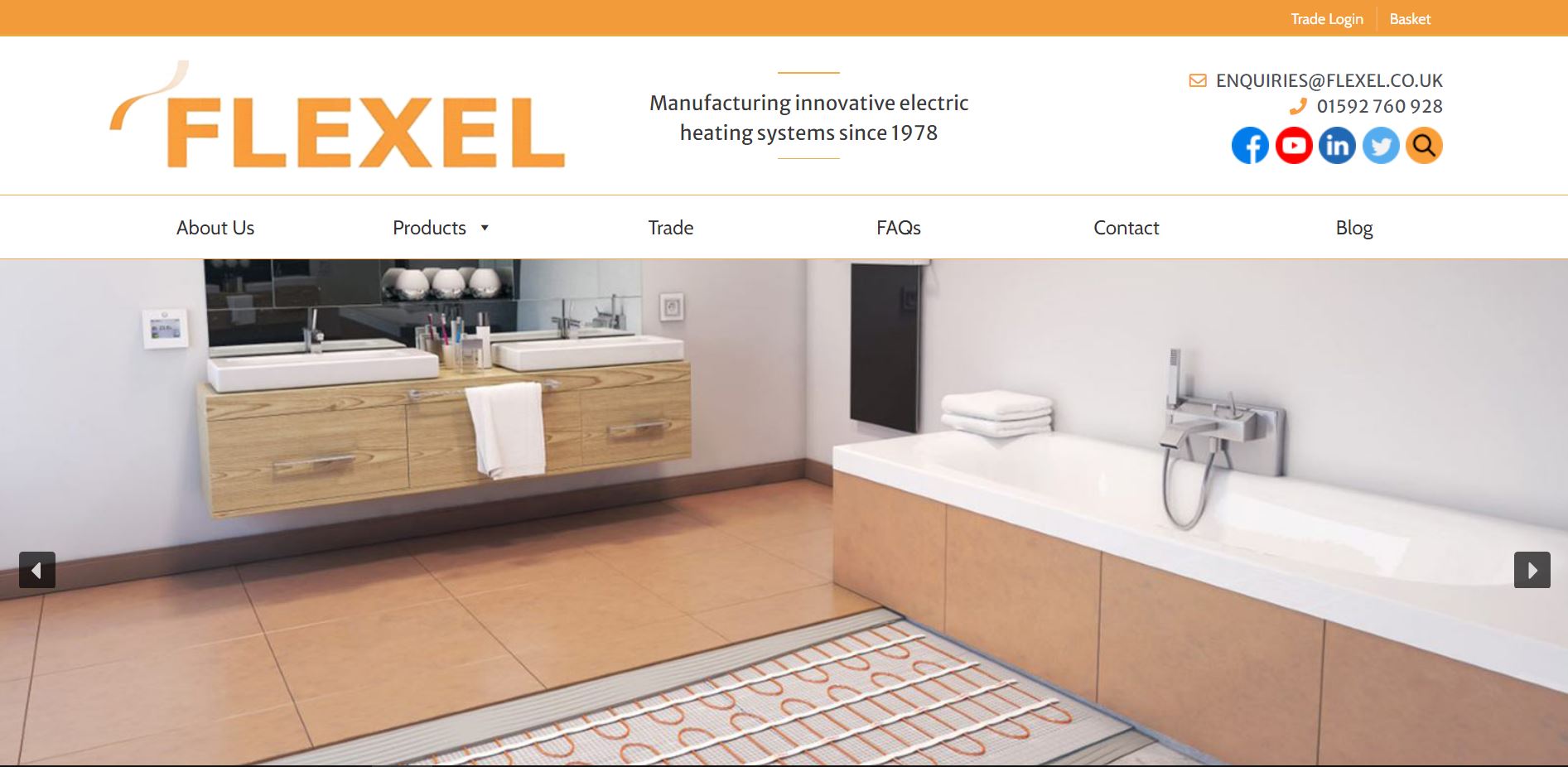 Flexel International Website Launch